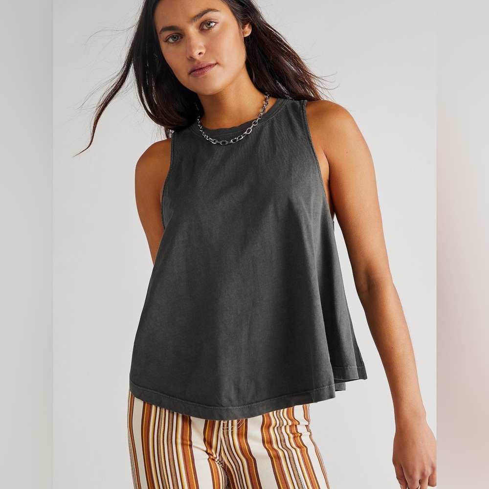Free People Tank in Light Blue - Picture 3 of 8
